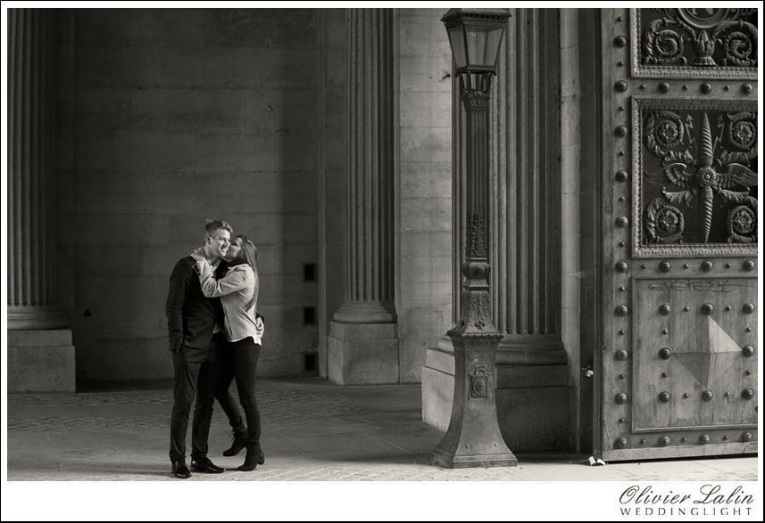 Paris engagement photo