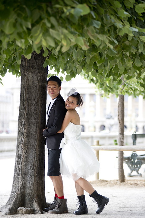 Private honeymoon photographer paris