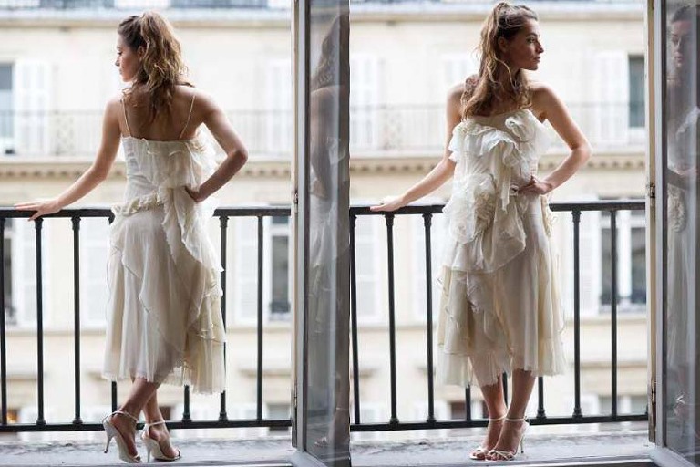 Paris rent a couture wedding gown