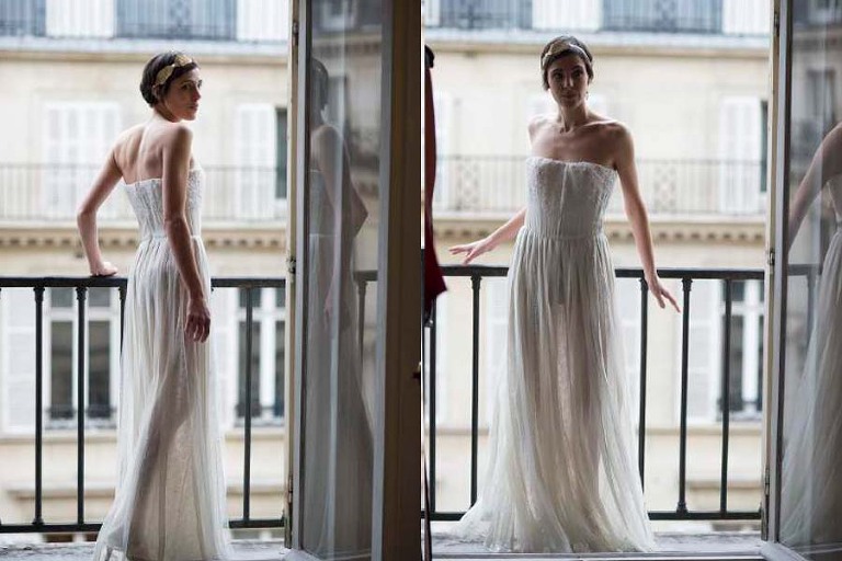 Paris rent a couture wedding gown