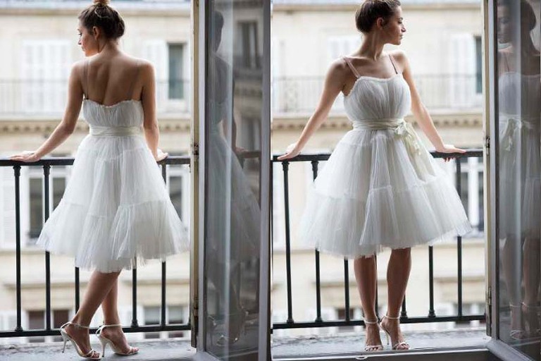 Paris rent a couture wedding gown