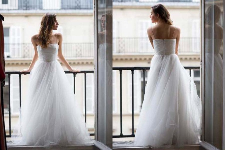 Paris rent a couture wedding gown