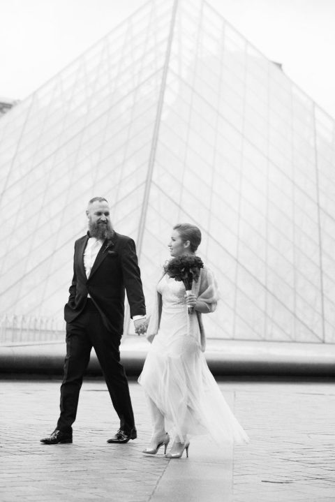 paris winter elopement