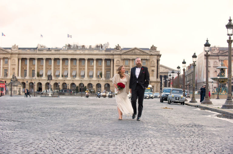 Paris winter elopement