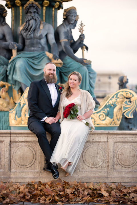 Paris winter elopement