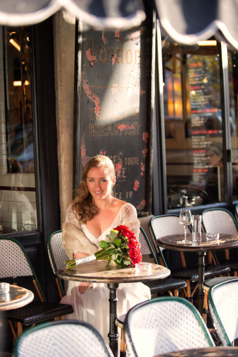 Paris winter elopement