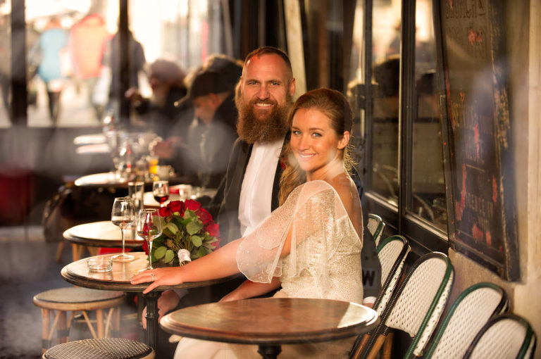 Paris winter elopement