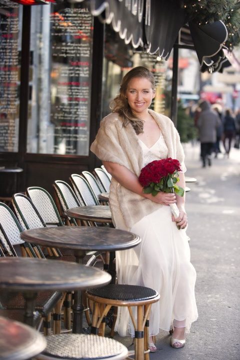 Paris winter elopement