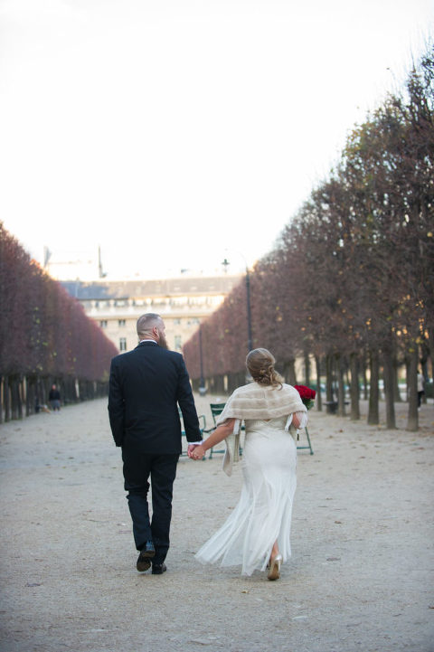 paris winter elopement