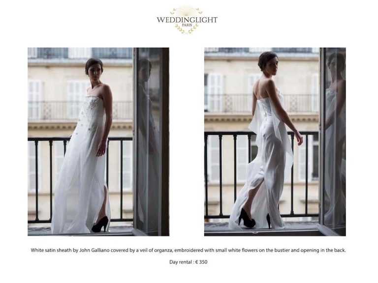 Paris rent a wedding gown