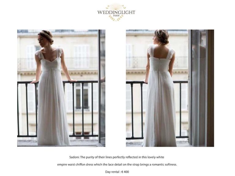 Paris rent a wedding dress