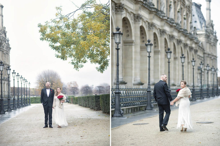 Paris romantic wedding