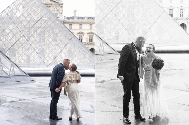 Paris romantic wedding louvre museum ceremony