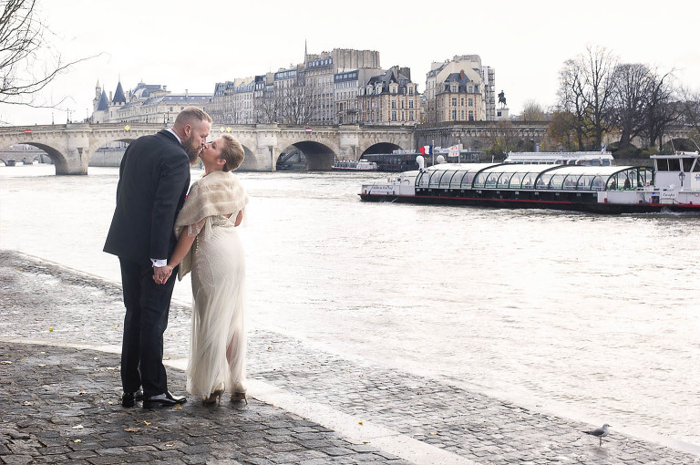 Paris romantic wedding